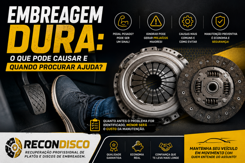 embreagem dura